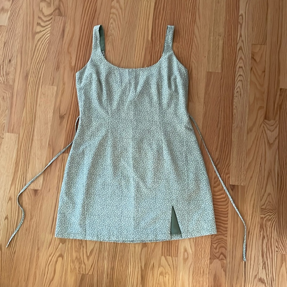 Abercrombie Green Floral Mini Dress